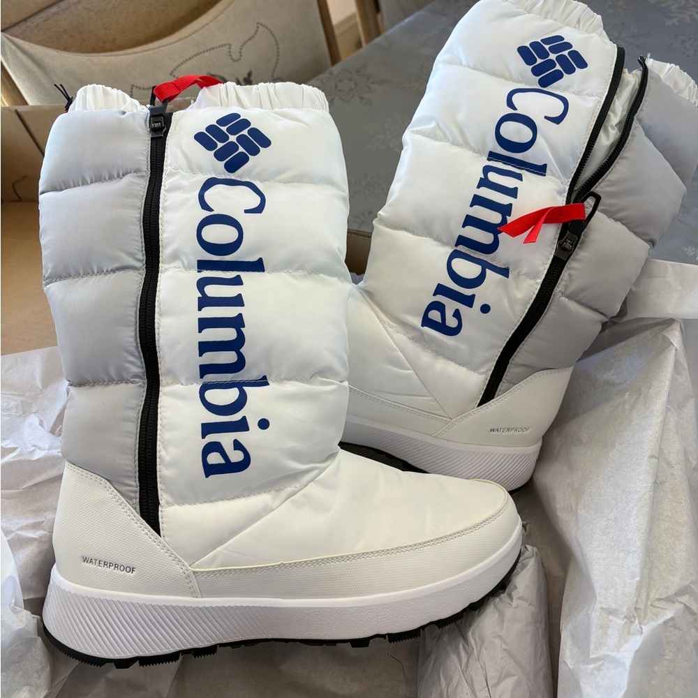 Columbia Women's Paninaro Omni-Heat Tall Boots - White